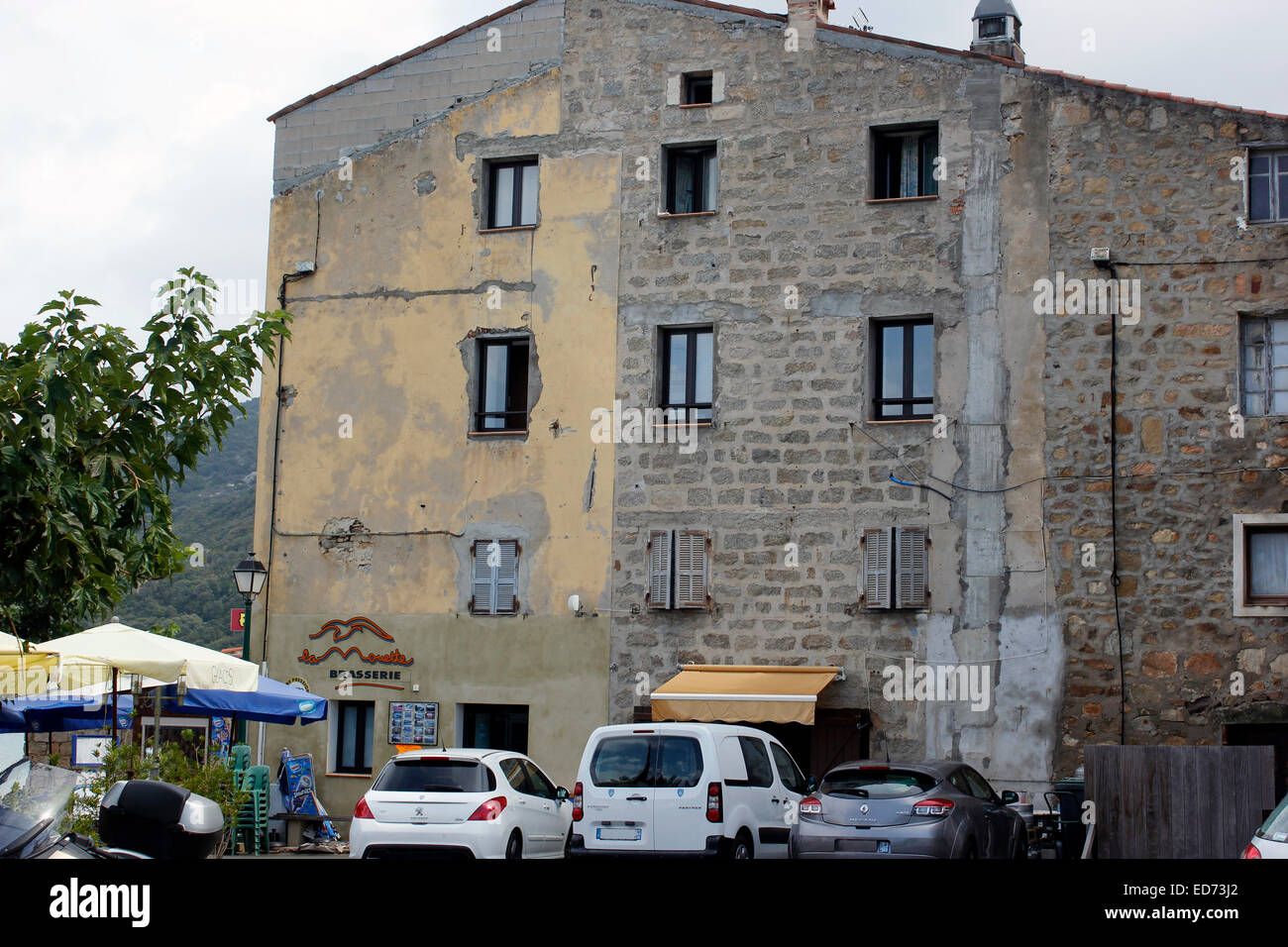 La Mouette Brasserie Campomoro Corse du Sud Banque D'Images