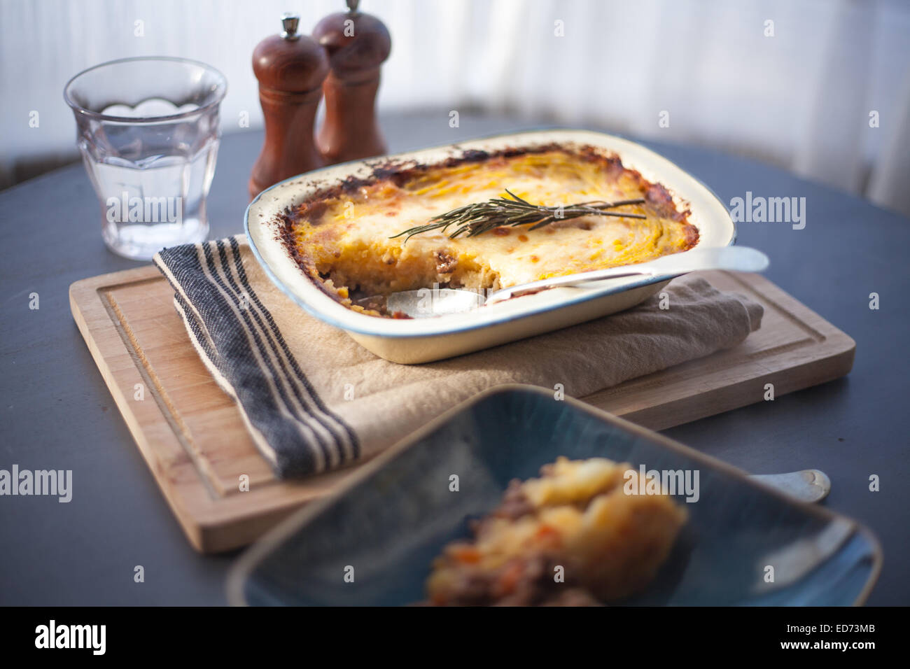 Shepard's pie traditionnel Banque D'Images