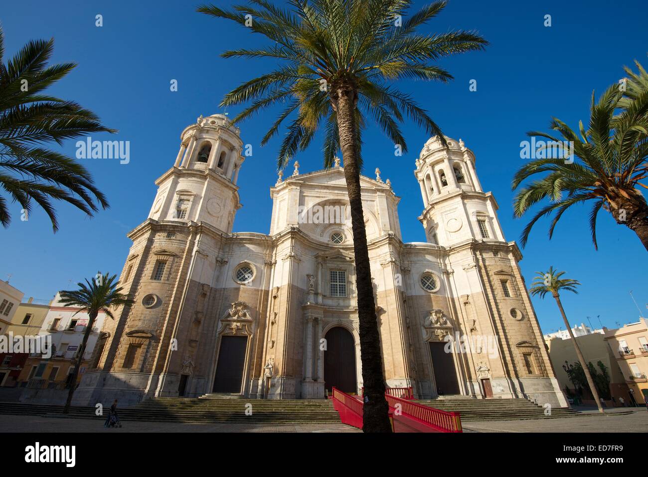 La Cathédrale de Cadix, également nouvelle cathédrale, Cadix, Costa de la Luz, Andalousie, Espagne Banque D'Images