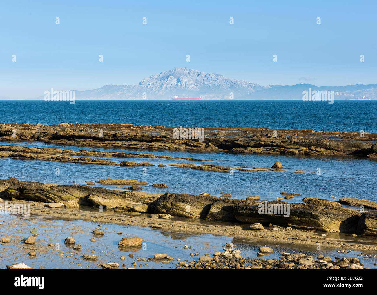 Détroit de Gibraltar. Plage d