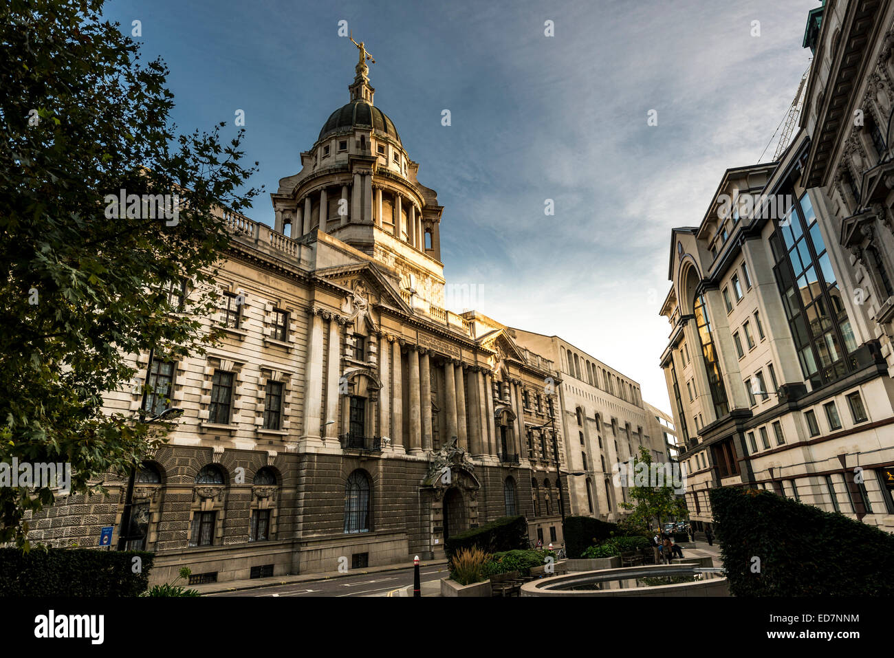 La Cour Criminelle Centrale d'Angleterre et du Pays de Galles connu sous le nom de Old Bailey à partir de la rue dans laquelle il se trouve. Banque D'Images
