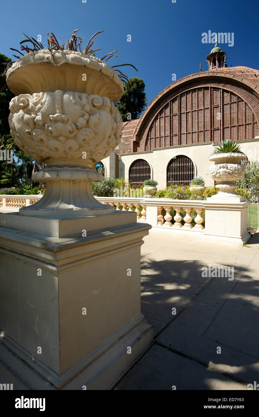 Bâtiment de botanique, Balboa Park, San Diego, California USA Banque D'Images