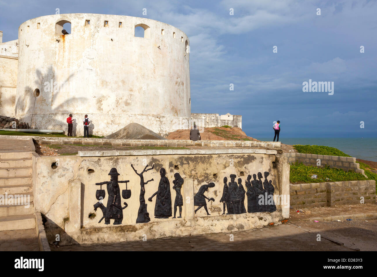 Château de Cape Coast, Ghana, Afrique Banque D'Images