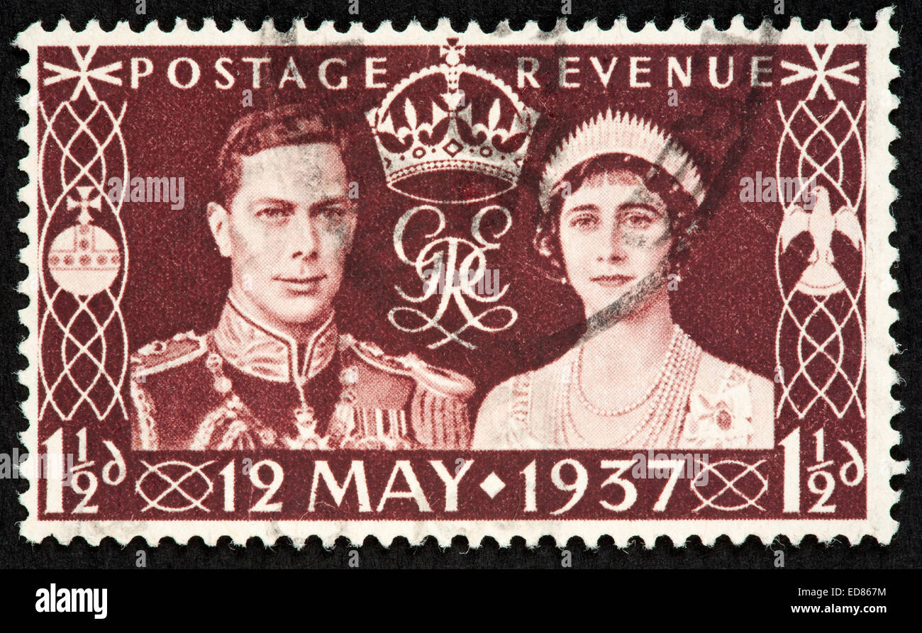 Timbre-poste britannique Banque D'Images