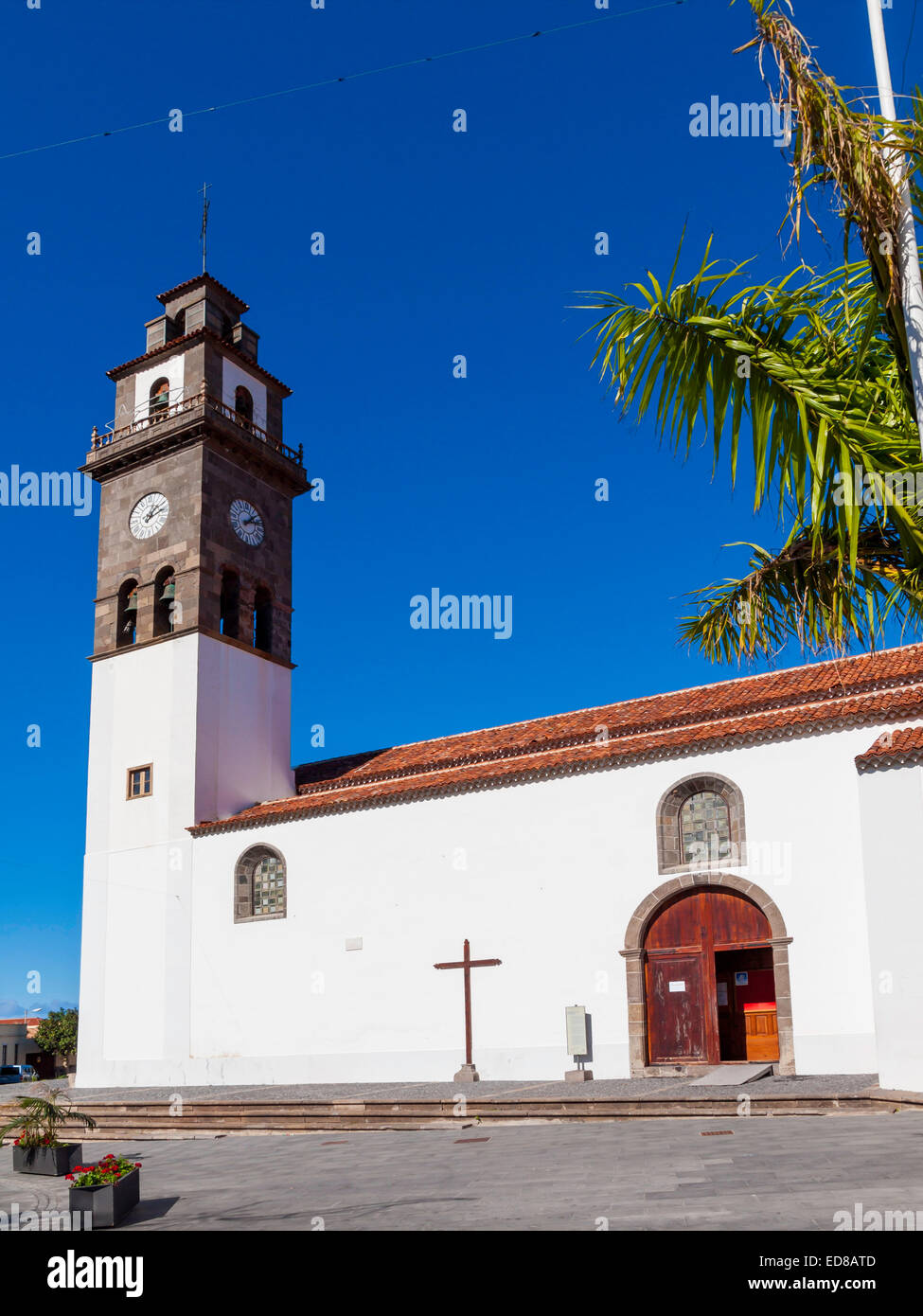 Église de Nuestra Señora de los Remedios Buenavista del Norte Tenerife Banque D'Images