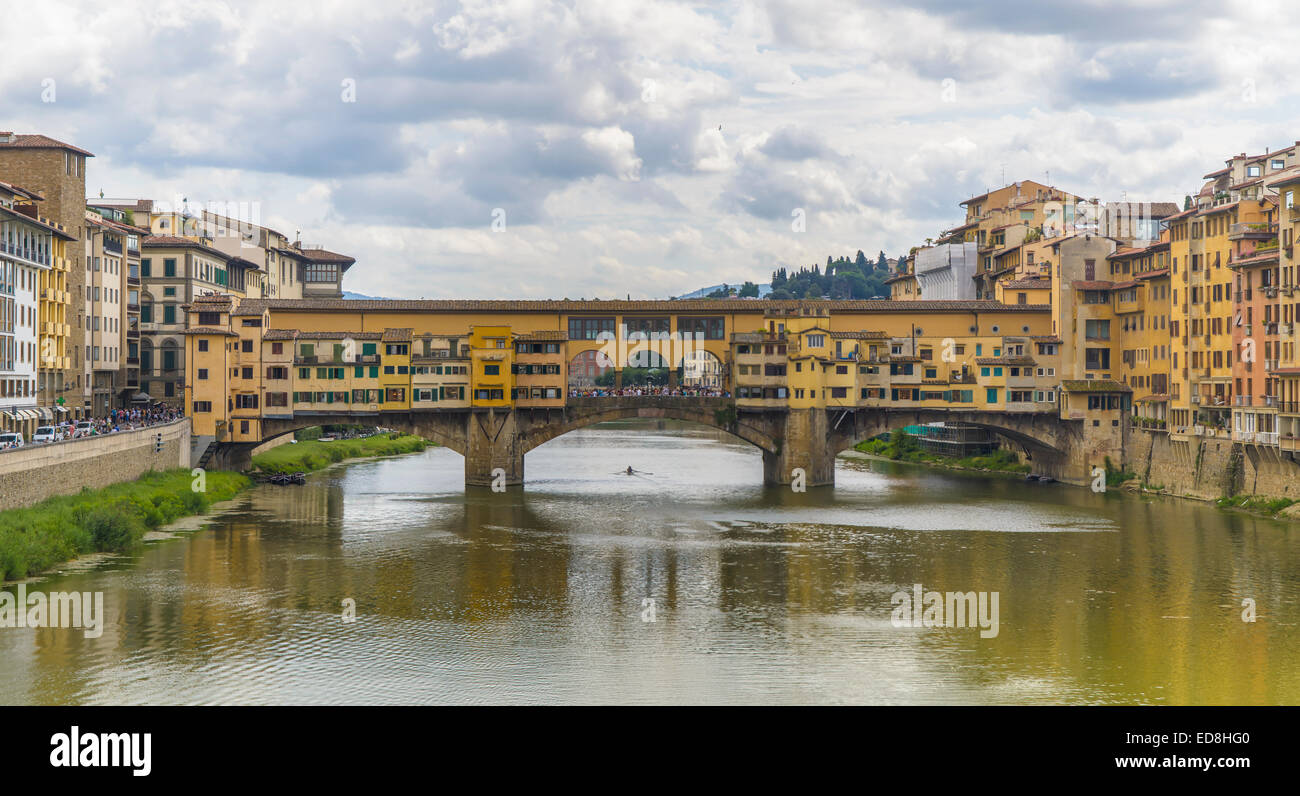Ponte Vecchio - Florence, Italie Banque D'Images