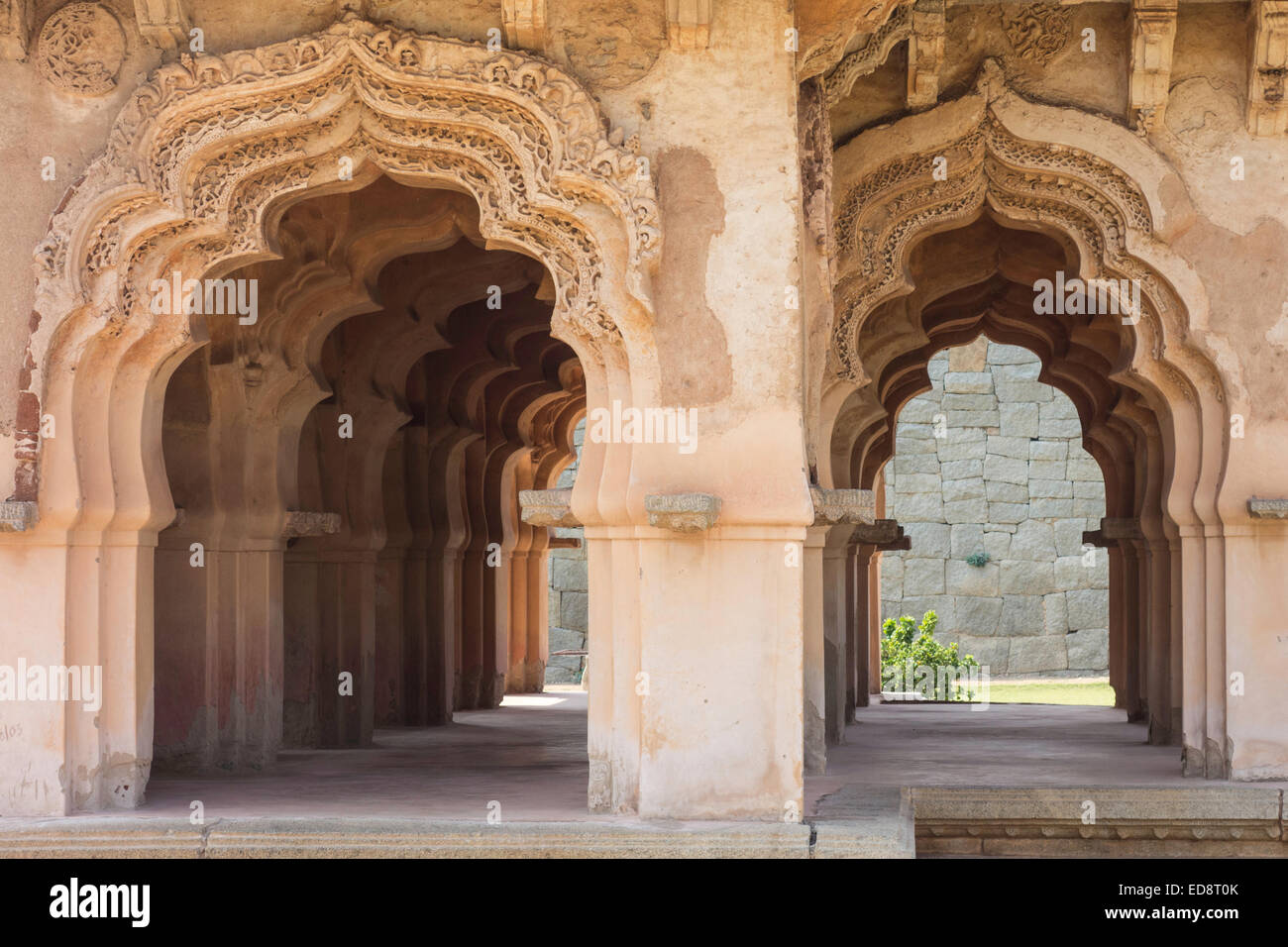 Lotus Mahal aka Chitragani Mahal ou Kamal Mahal Banque D'Images