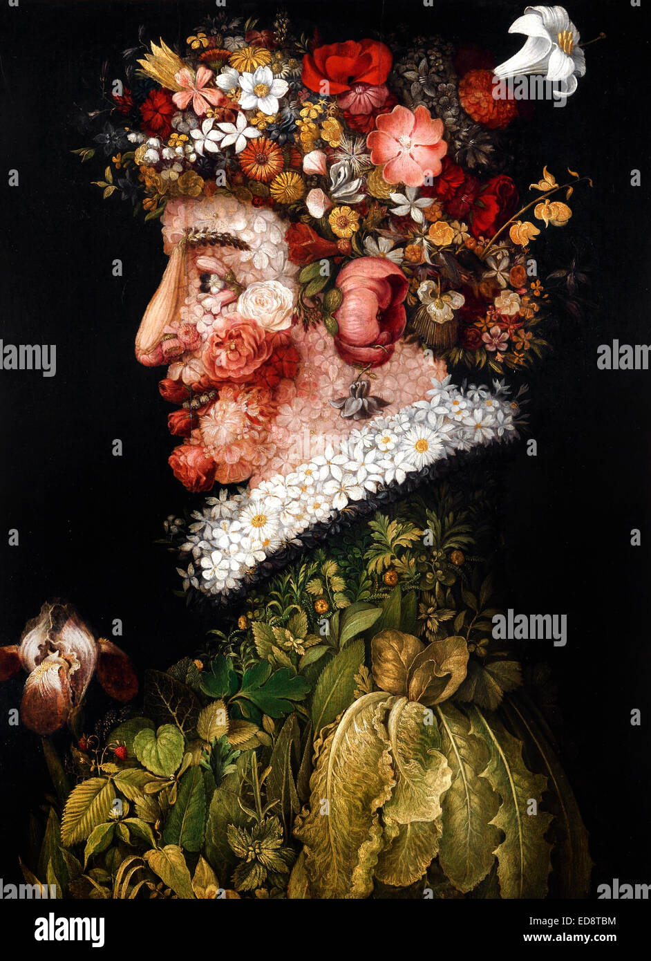 Giuseppe Arcimboldo, La Primavera (printemps) 1563 Real Academia de