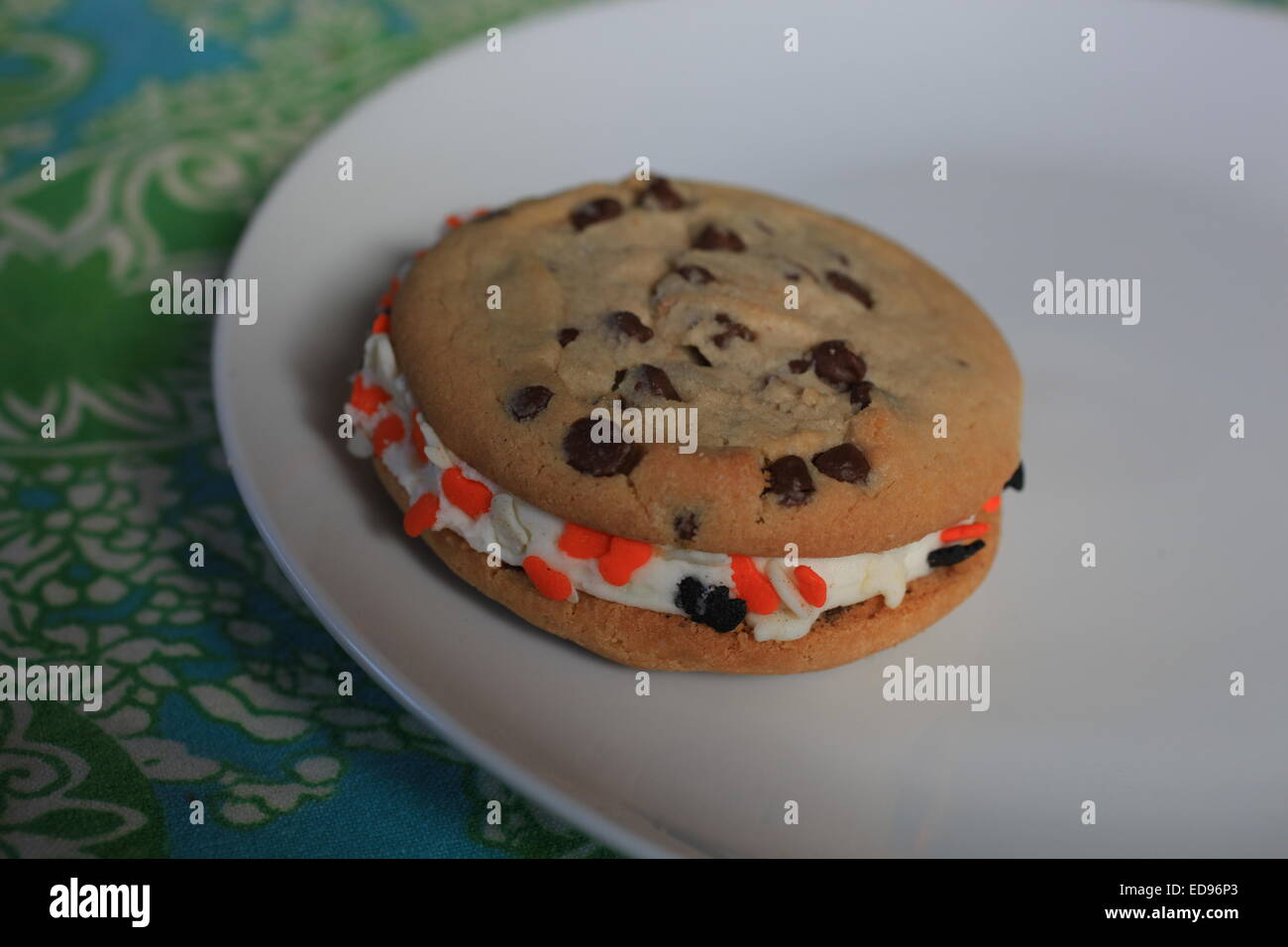 Whoopie saisonniers de Troy Cookie Cookie Factory Banque D'Images