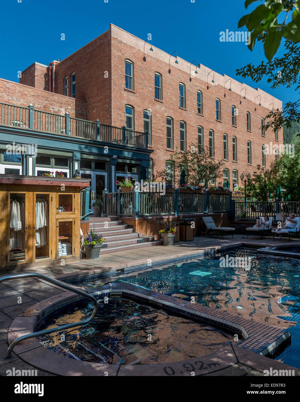 L'hôtel Jerome. Aspen. Le Colorado. USA Banque D'Images