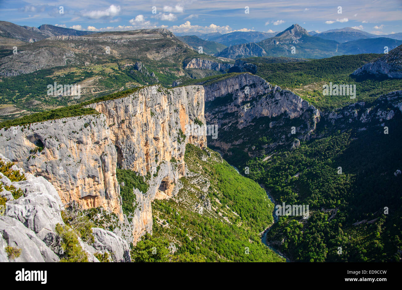 Canyon du Verdon, Provence, Sud de la France Banque D'Images
