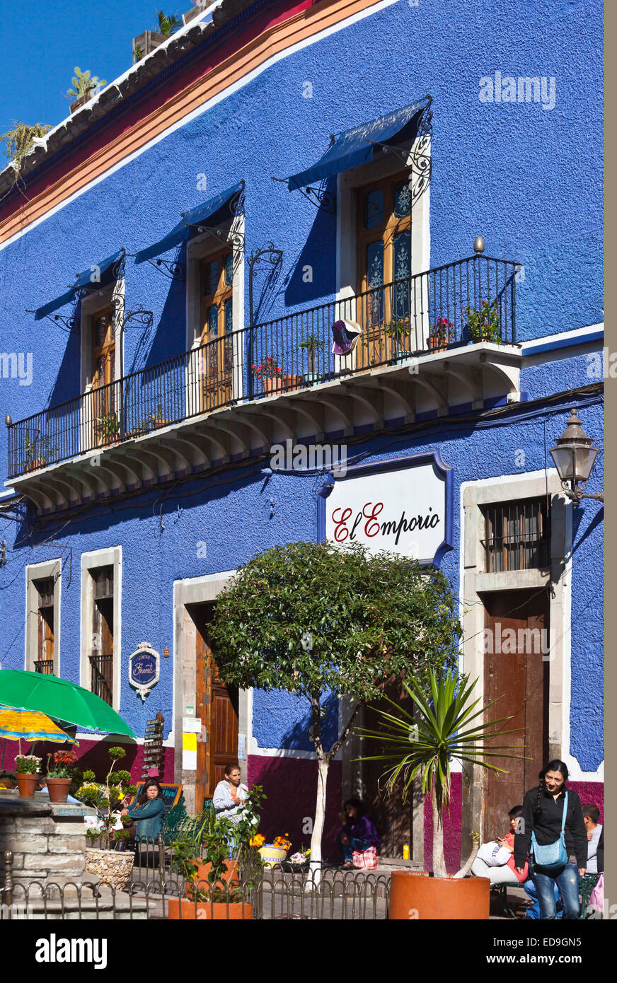Bâtiment coloré dans la ville de Guanajuato, Mexique Banque D'Images