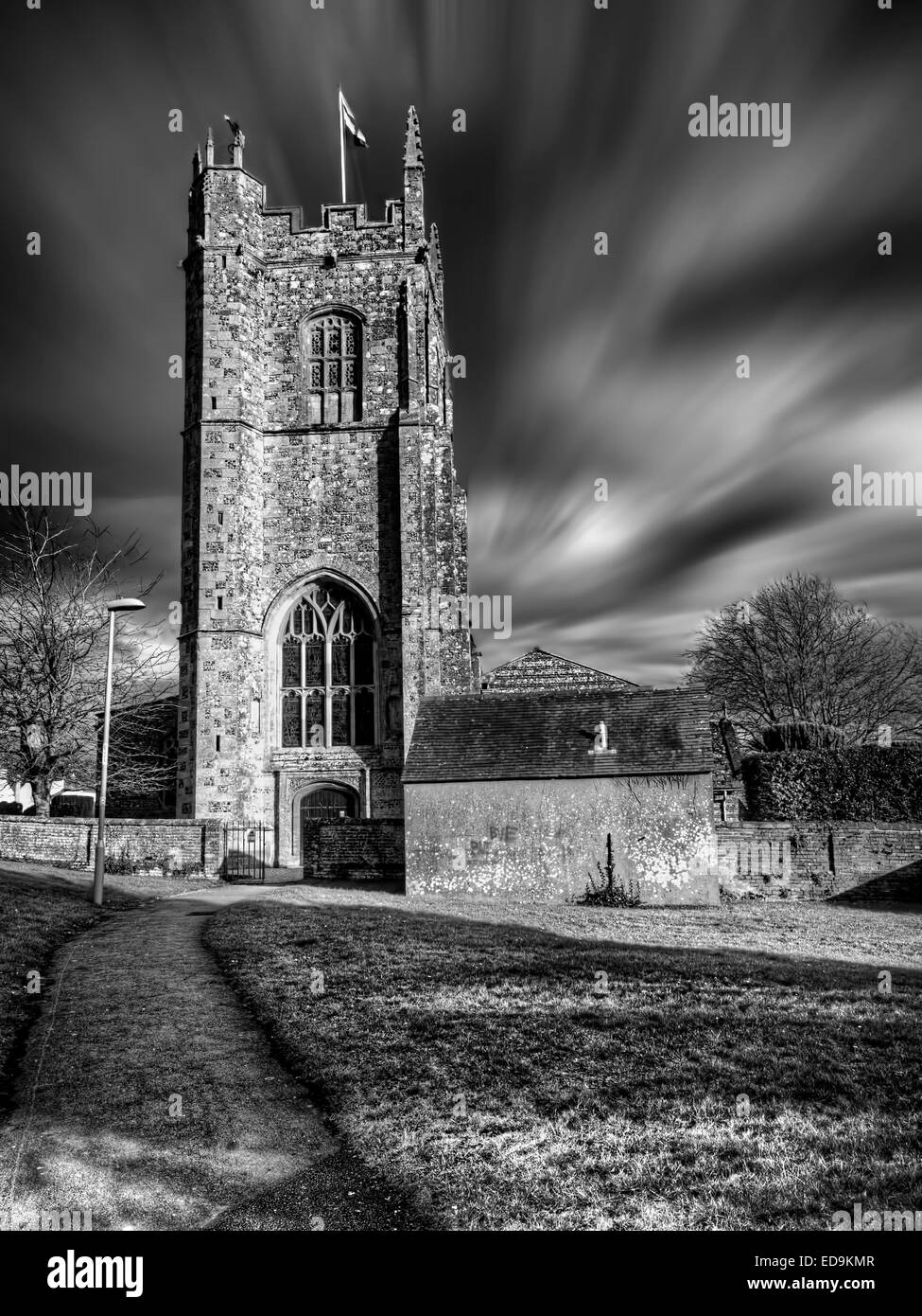 St John the Baptist Church, détectée à Bere Regis, dans le Dorset Banque D'Images