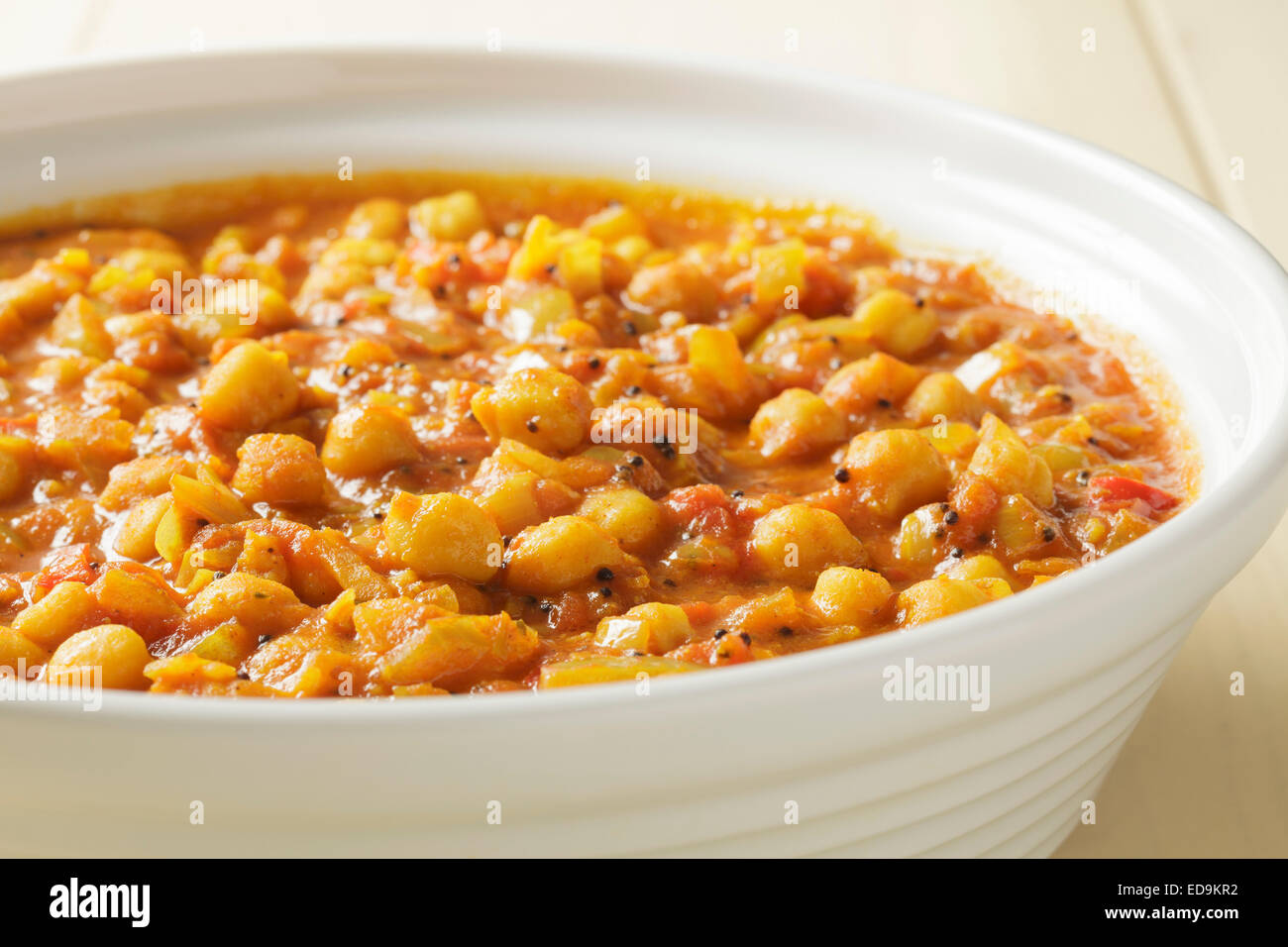 Curry de pois chiches Banque D'Images