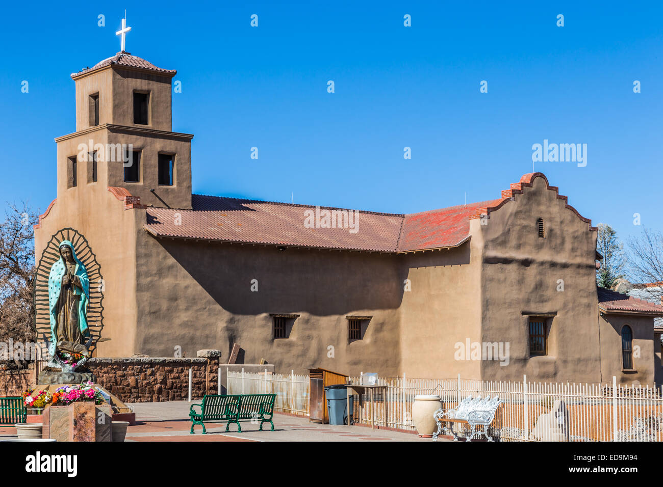Santuario de Guadalupe, Santa Fe, Nouveau Mexique Banque D'Images