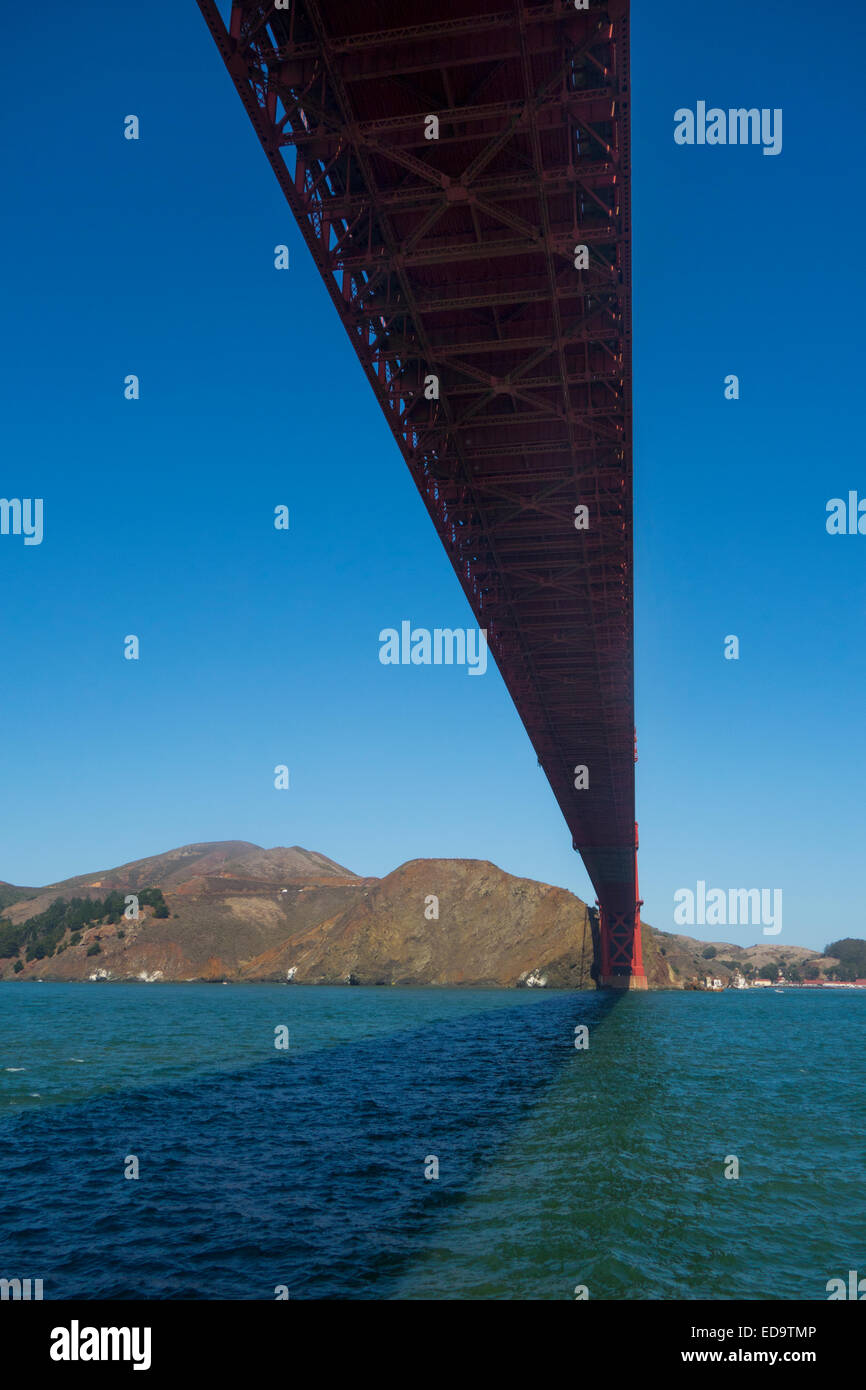 Golden Gate Bridge à San Francisco CA Banque D'Images