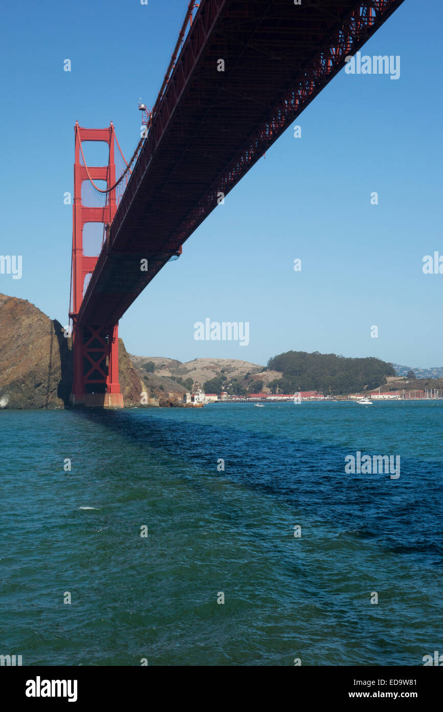 Golden Gate Bridge à San Francisco CA Banque D'Images