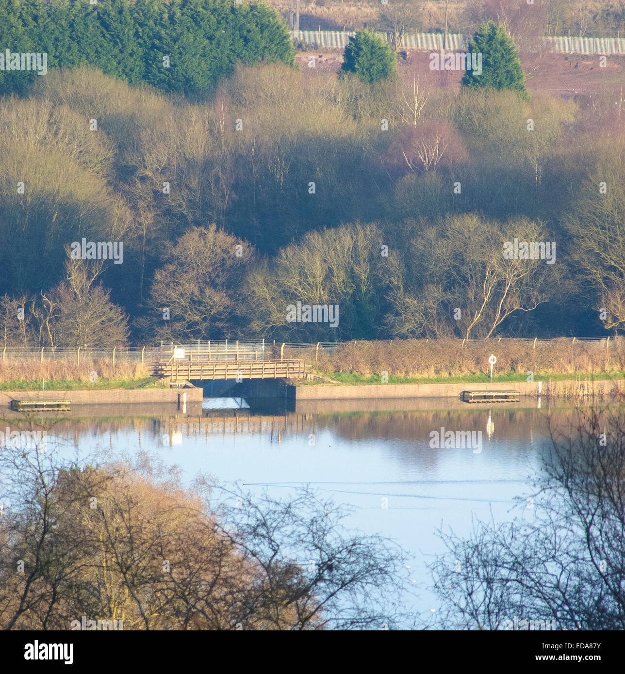 Cofton Lake, Cofton Hackett, Worcestershire, Angleterre, RU Banque D'Images