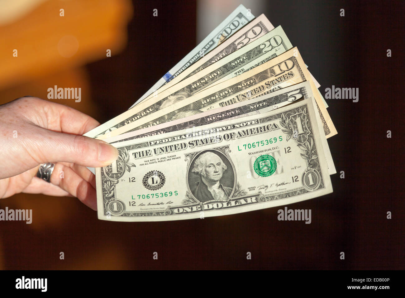 Dollars US Banque D'Images