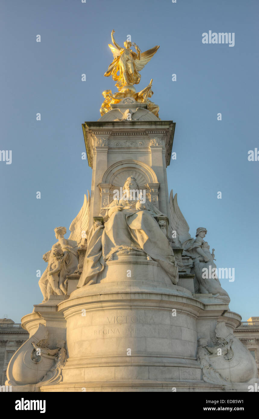 Monument Victoria Buckingham Palace Banque D'Images