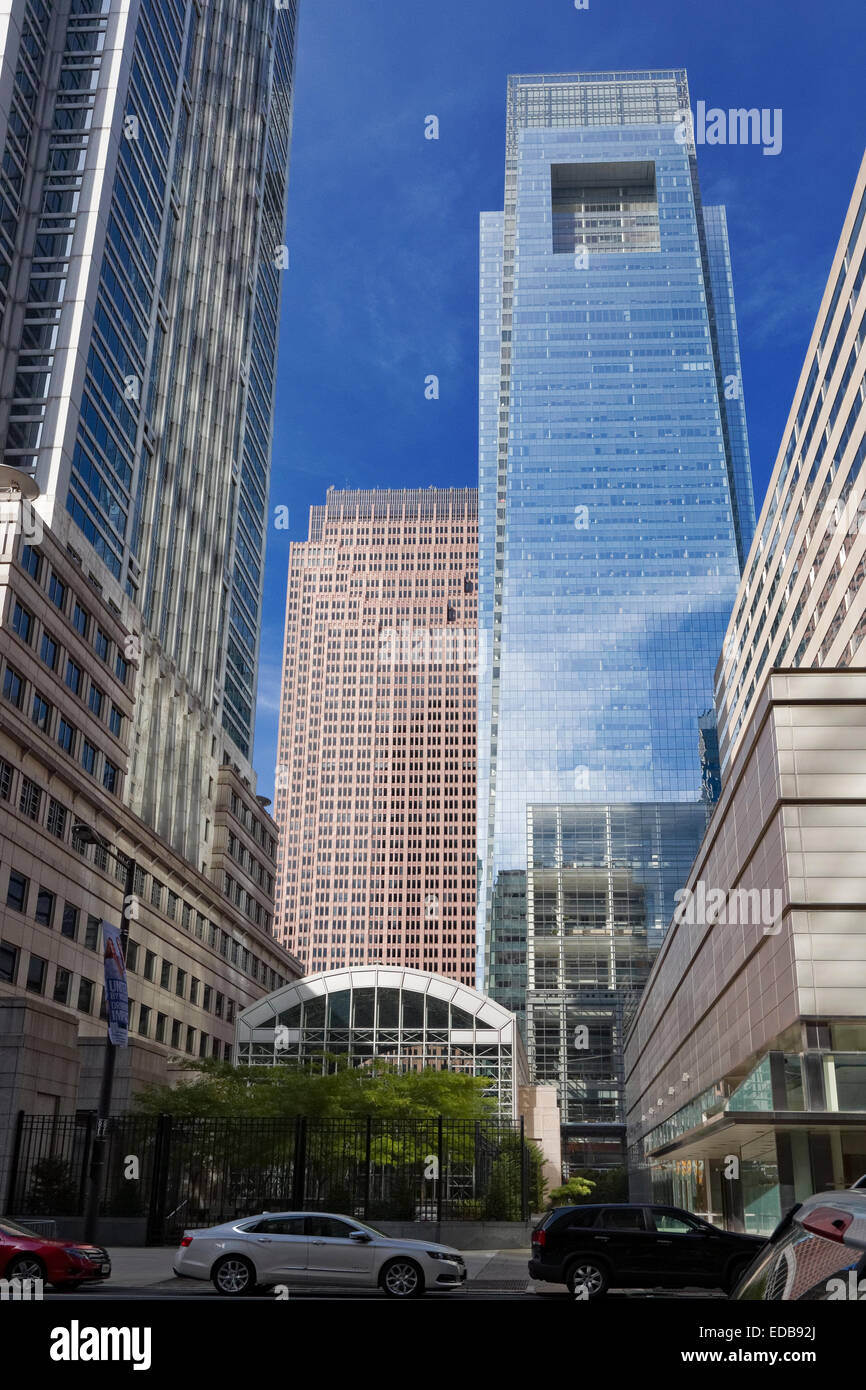 Les immeubles de bureaux, Philadelphie, Pennsylvanie Banque D'Images