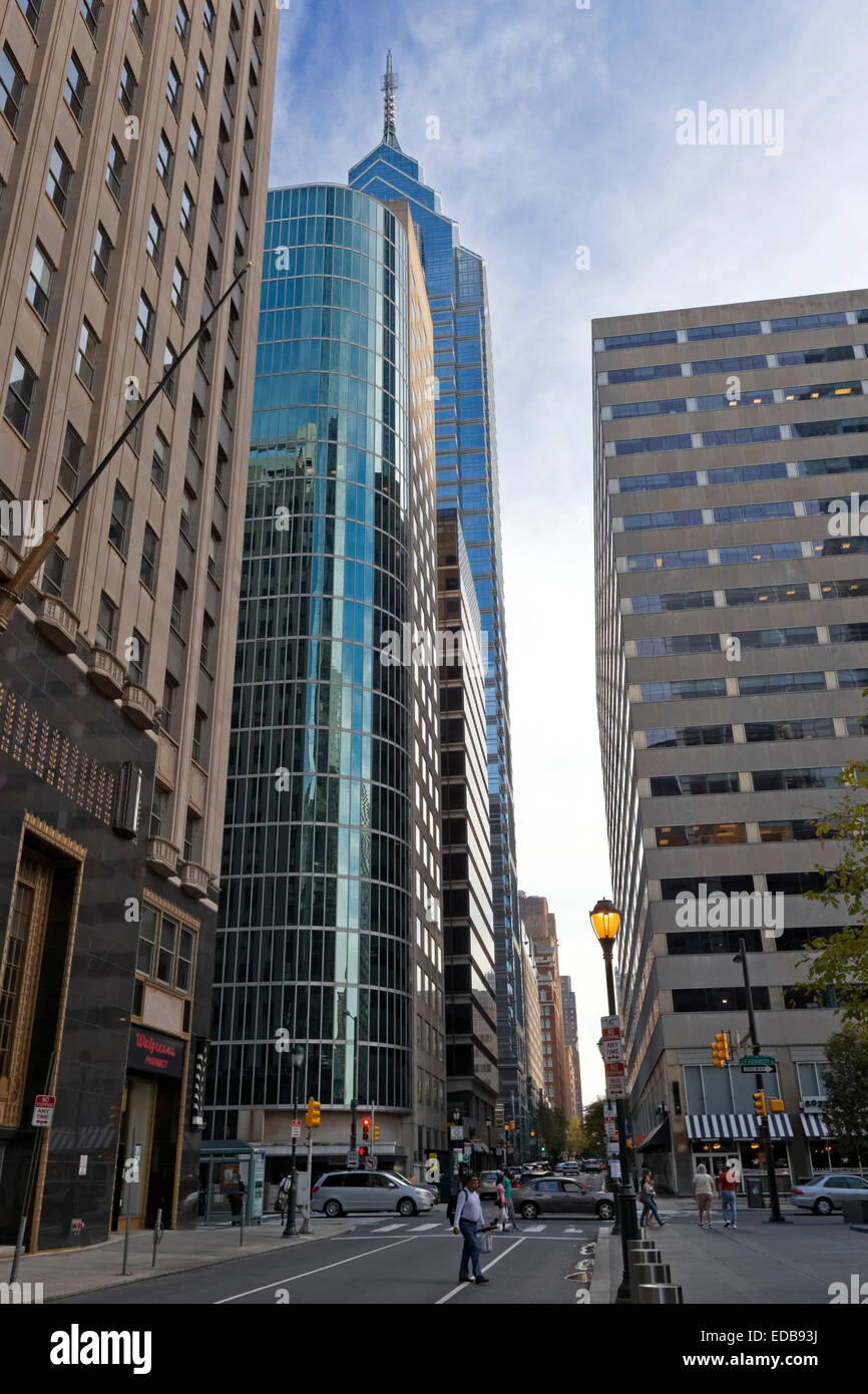 Business District, Philadelphie, Pennsylvanie Banque D'Images