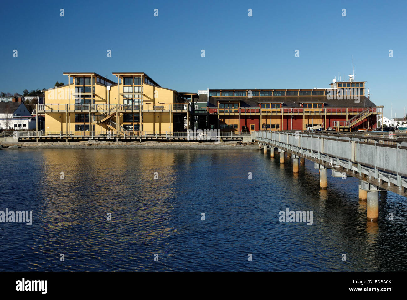 Territoires du Centre Maritime, Port Townsend waterfront, Jefferson County, Washington, USA Banque D'Images