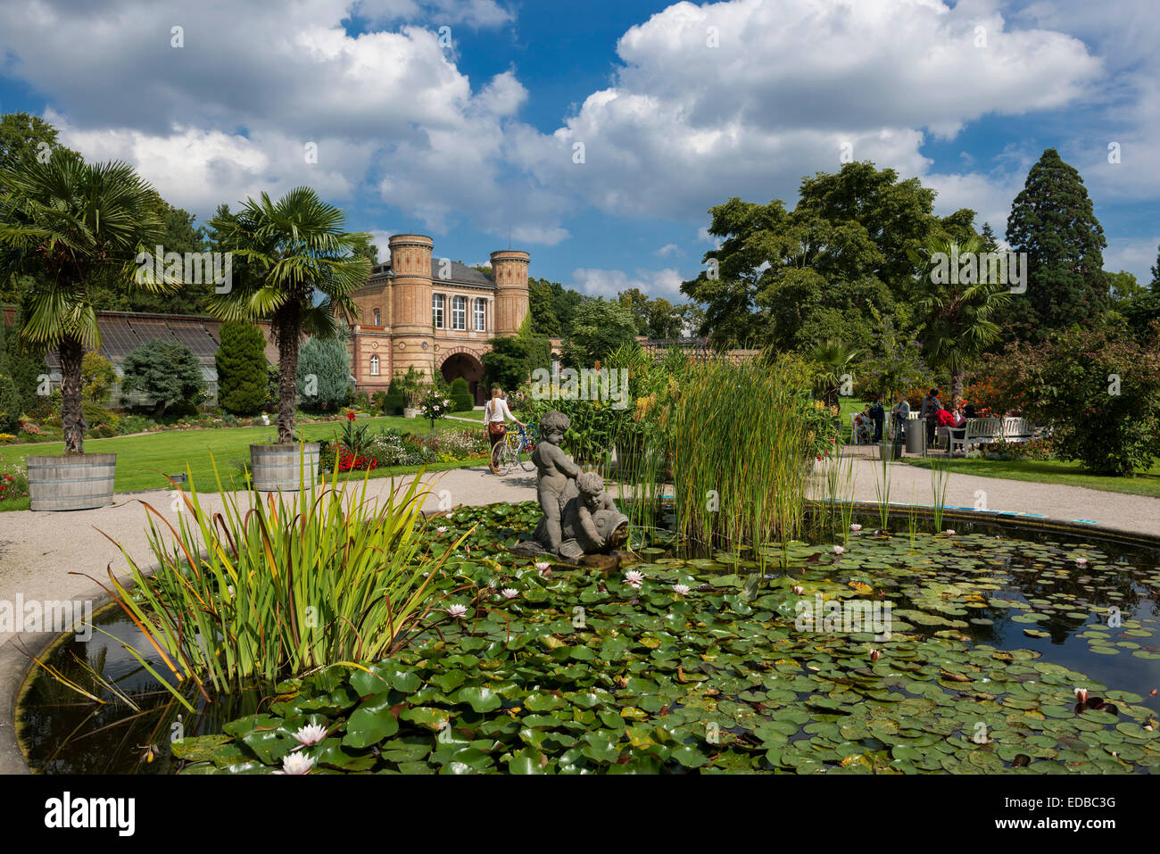 Jardins botaniques, Karlsruhe, Bade-Wurtemberg, Allemagne Banque D'Images