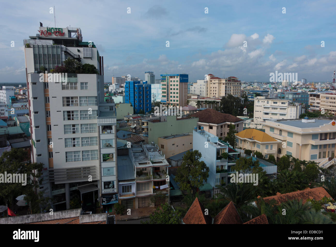 Cityscape, Can Tho, Vietnam du Sud, Vietnam Banque D'Images