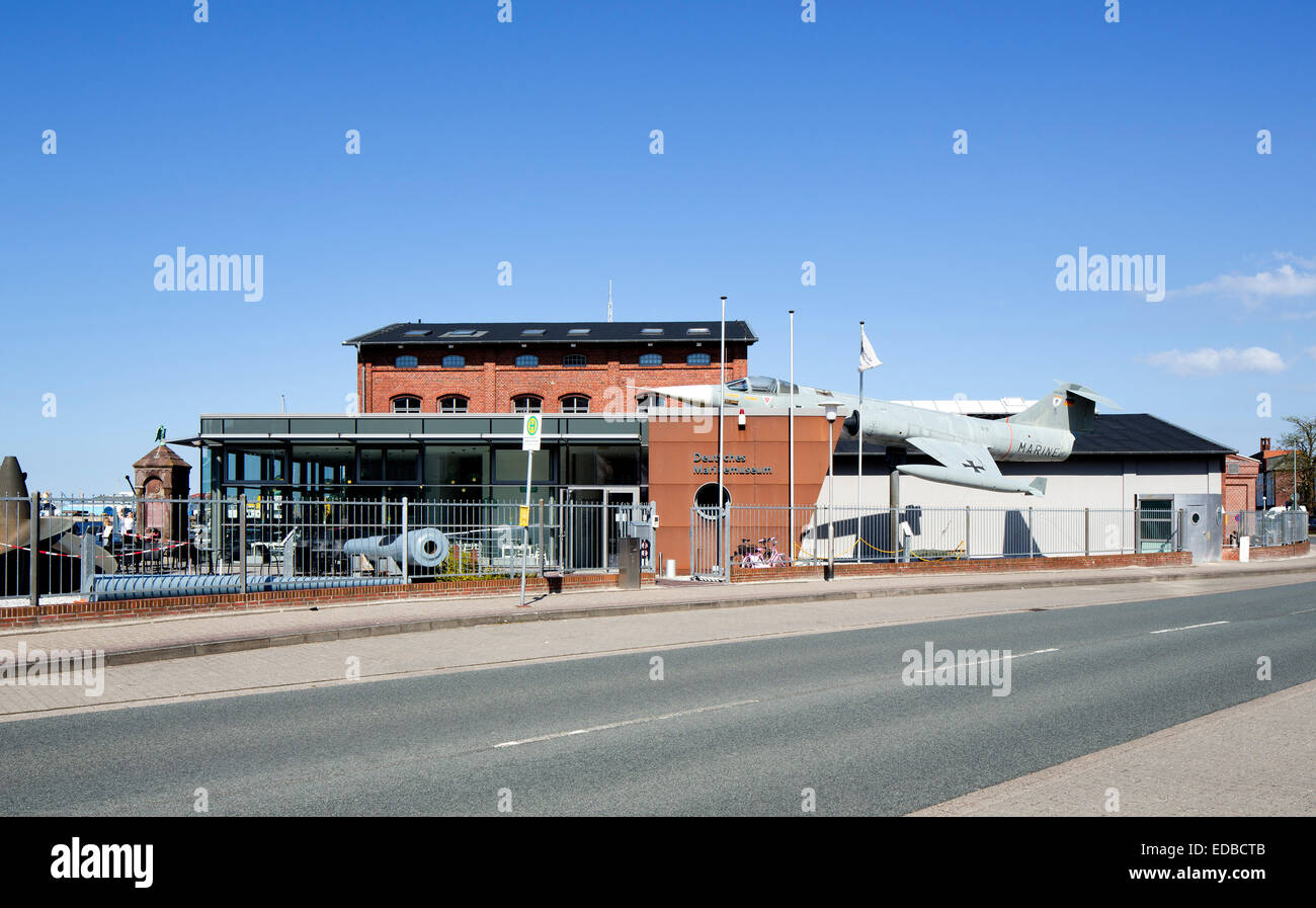 Musée de la marine allemande, Wilhelmshaven, Basse-Saxe, Allemagne Banque D'Images