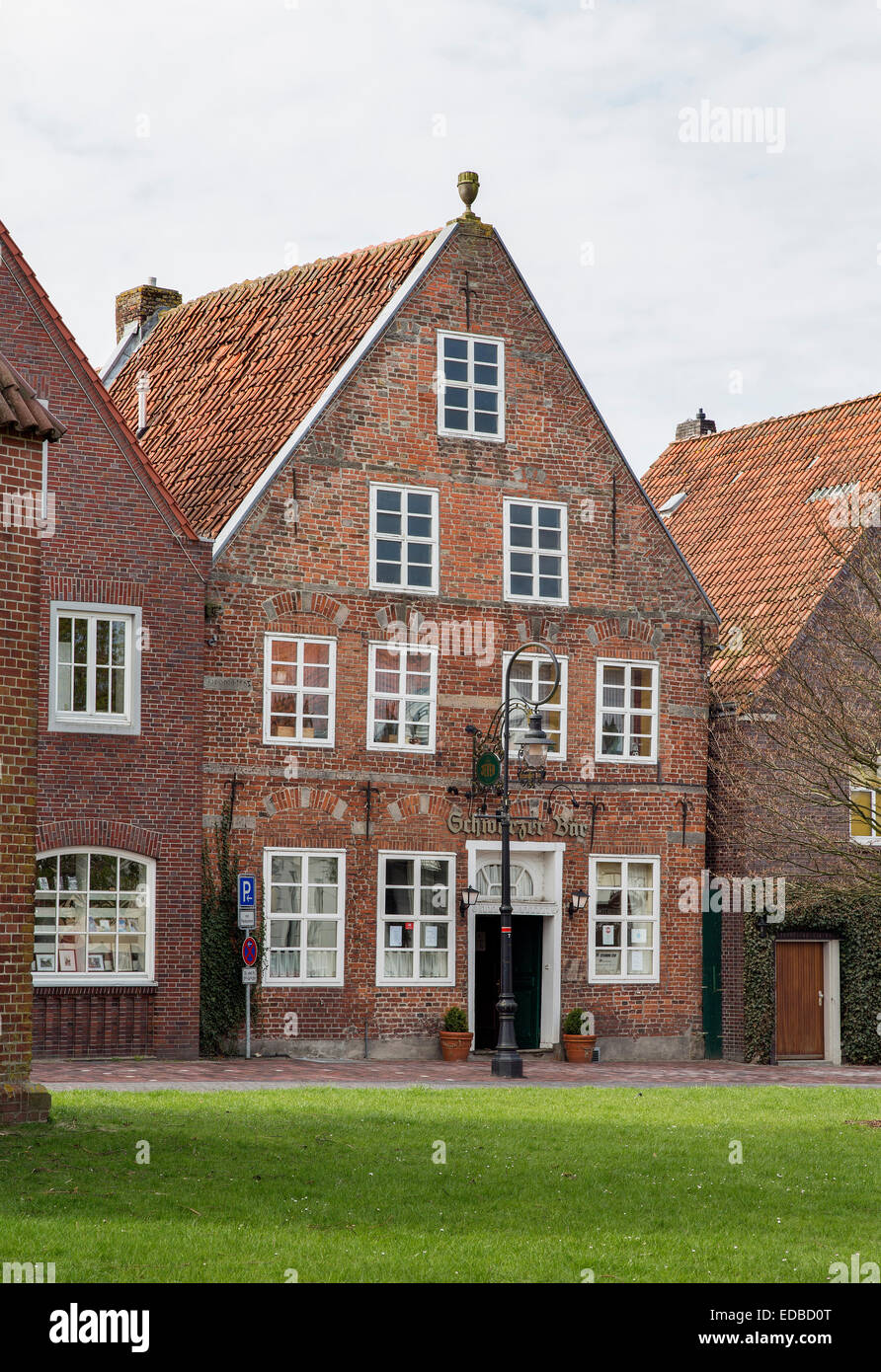 Restaurant Schwarzer Bär à partir de 1562, Jever, Frise, Basse-Saxe, Allemagne Banque D'Images