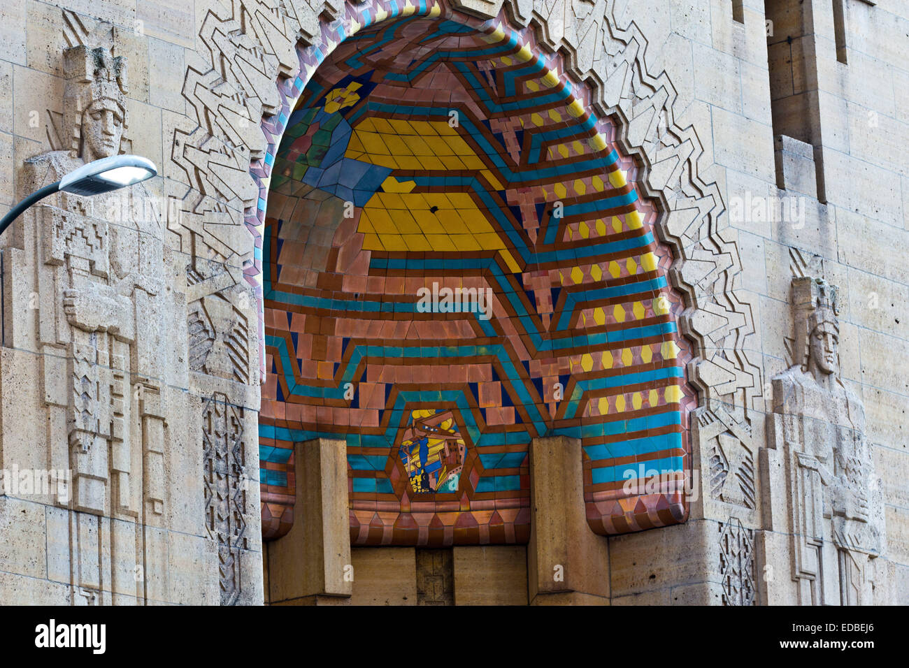 Guardian Building Detroit, Michigan, USA. Le 24 octobre 2014. Banque D'Images