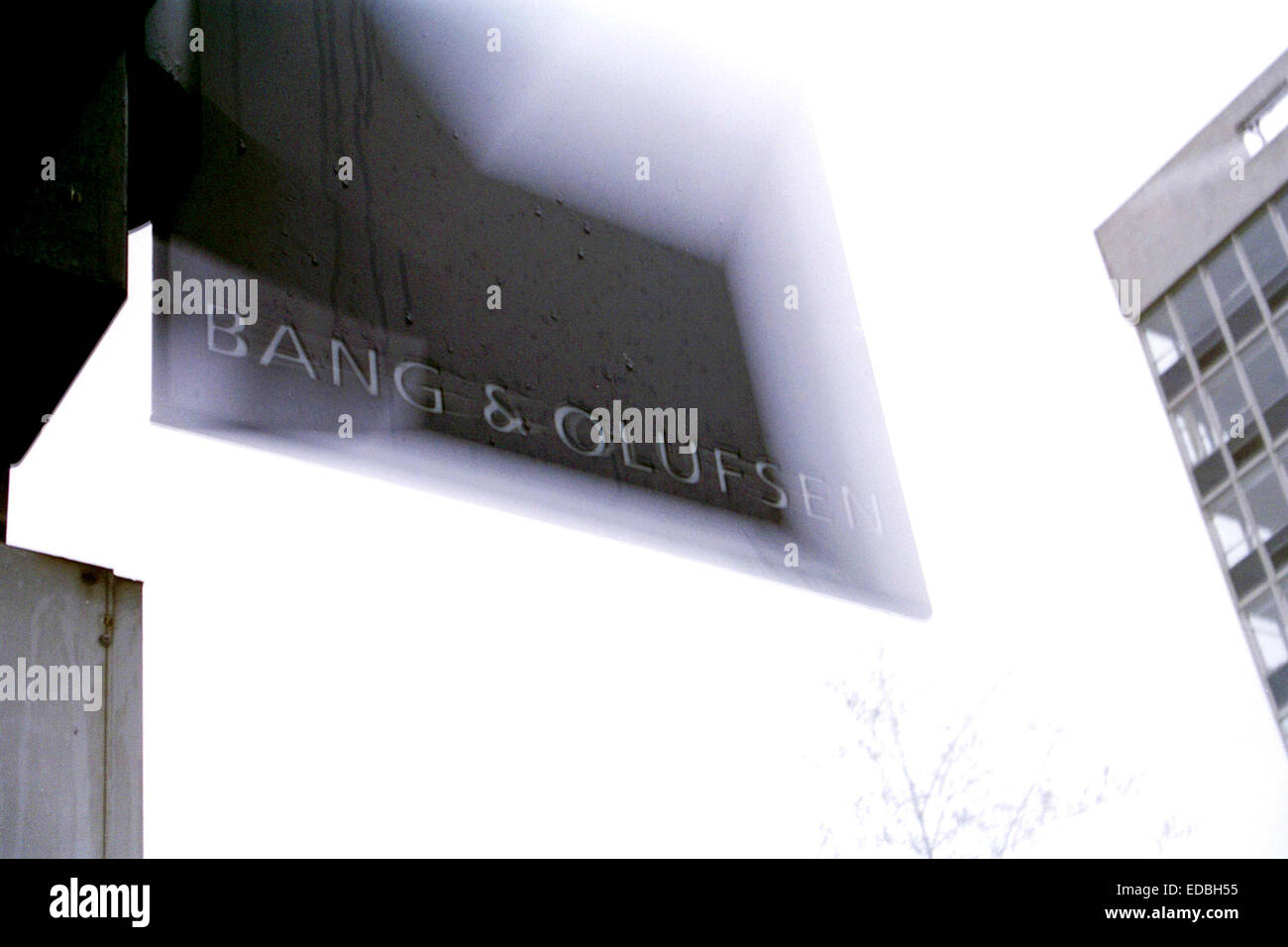 De l'extérieur d'un magasin Bang & Olufsen. Banque D'Images