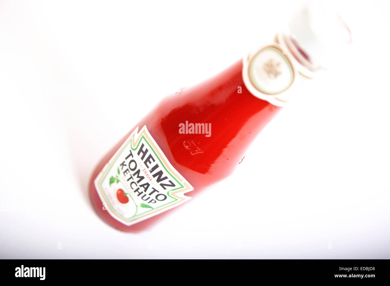 Image d'illustration d'un classique original Heinz Tomato Ketchup bouteille. Banque D'Images