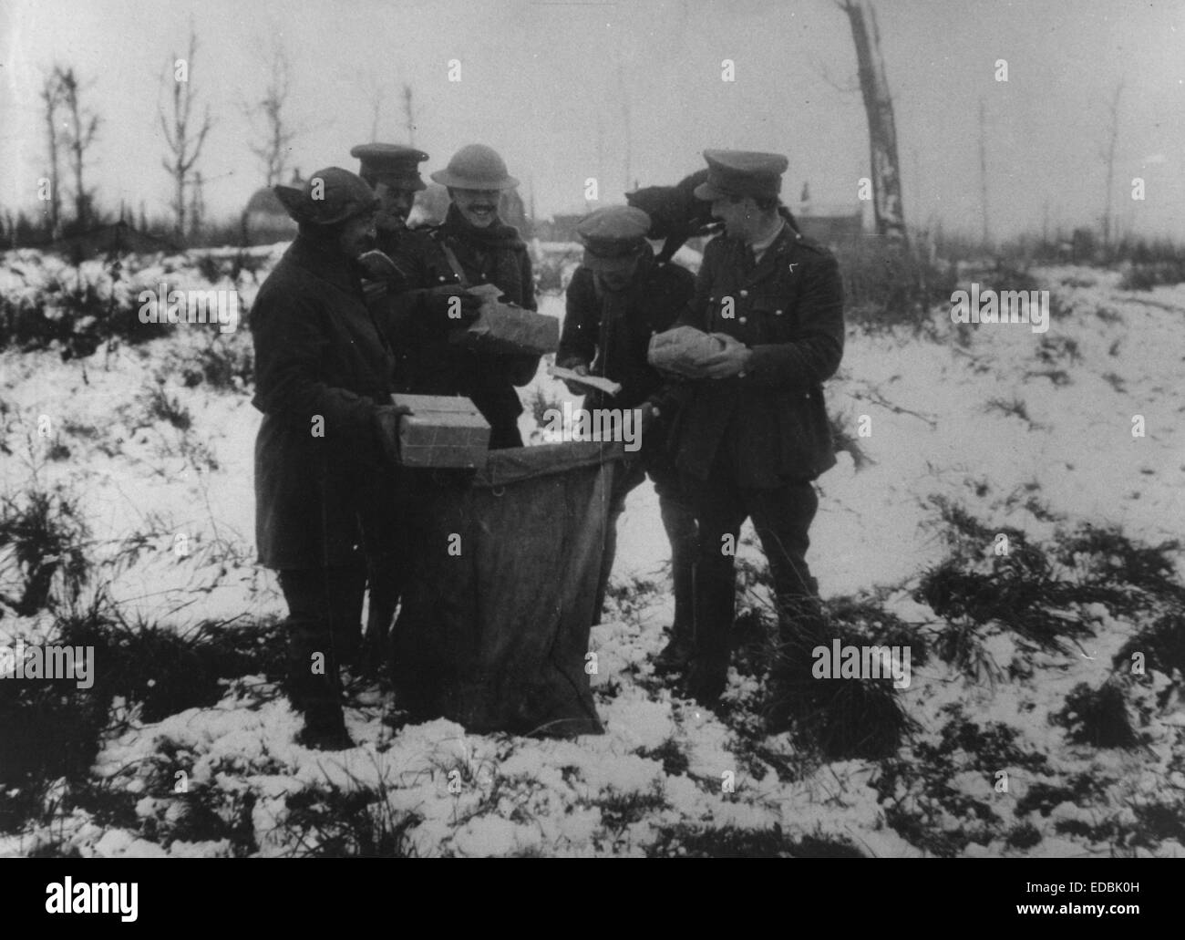 Courrier de Noël. Banque D'Images