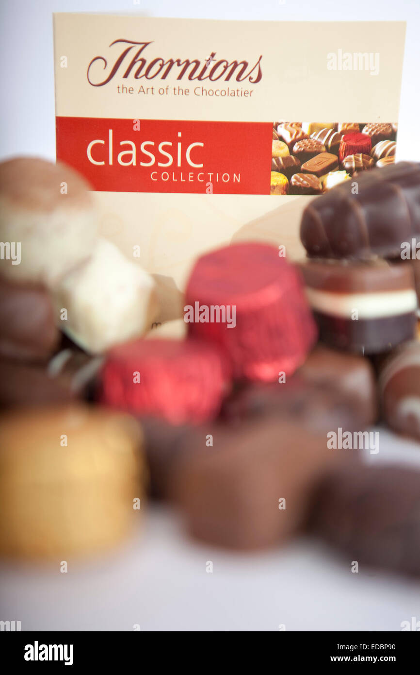 Image d'illustration de Thorntons chocolat. Banque D'Images