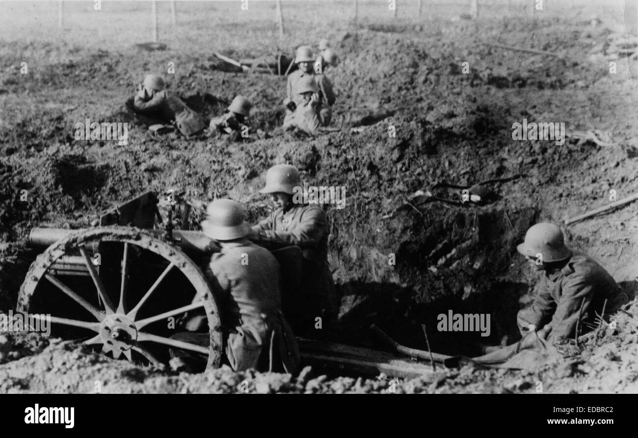 Front de l'Ouest, Allemagne - France, 1916. Banque D'Images