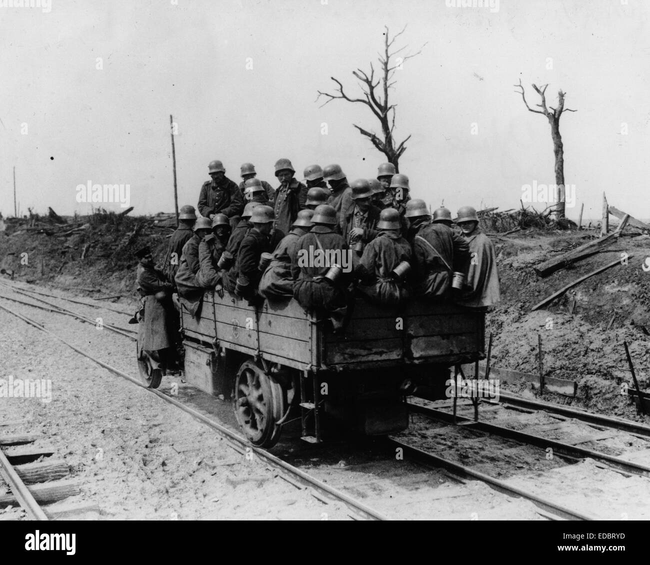 Allemagne - Belgique, 1914-1918. Banque D'Images