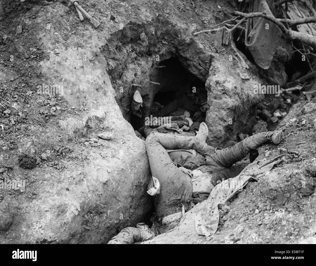 Front de l'Ouest, Allemagne - France, 1916. Banque D'Images