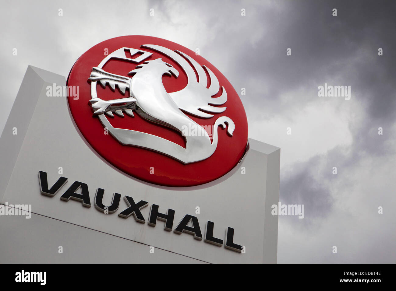 Image d'illustration d'un Logo Vauxhall, Cambridge. Banque D'Images