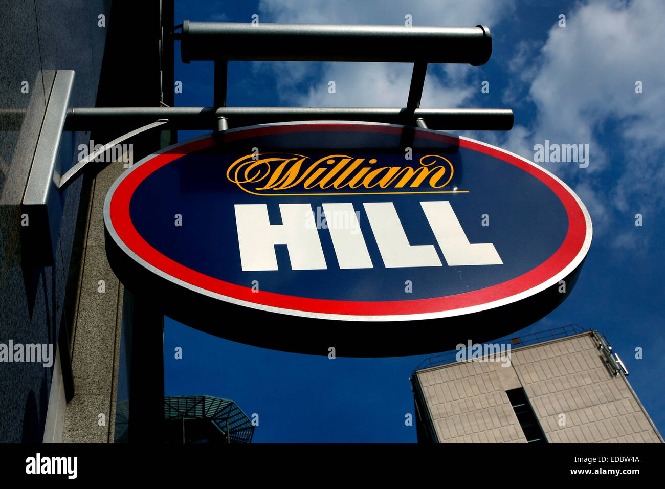 De l'extérieur d'un des bookmakers William Hill Banque D'Images