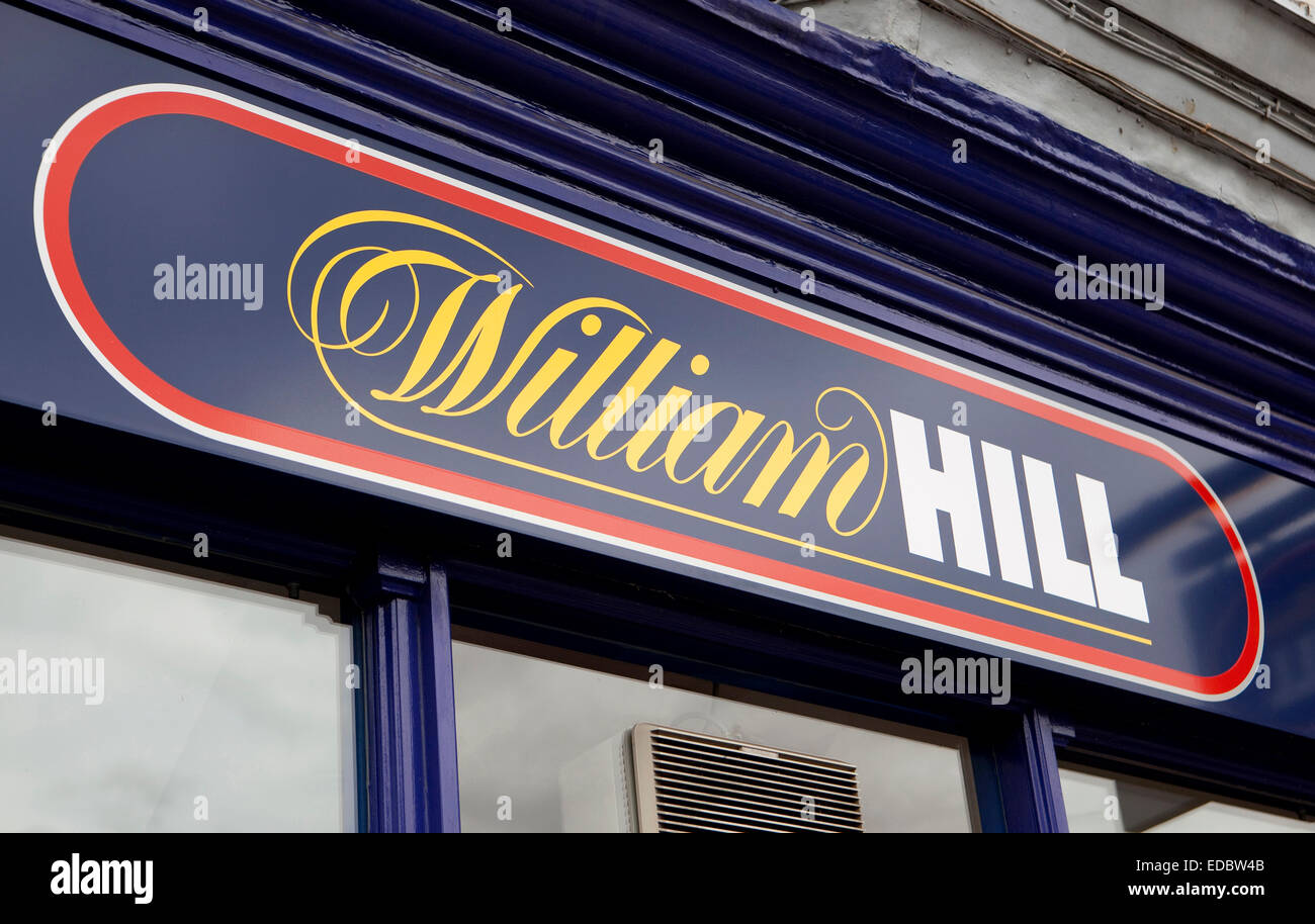 Image d'illustration d'une boutique de William Hill. Banque D'Images