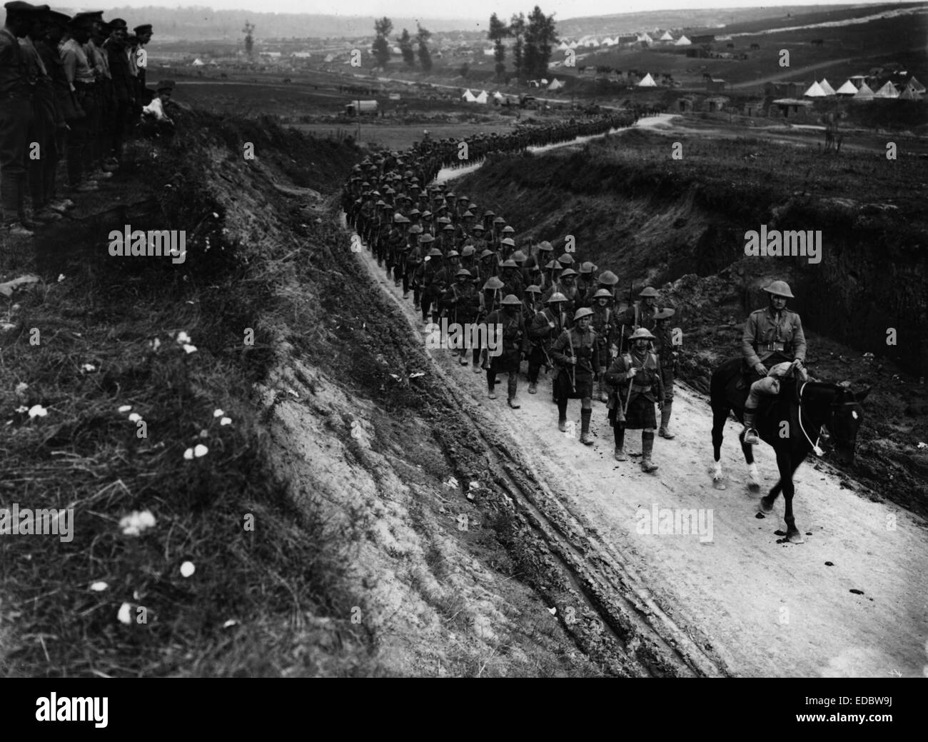 2e Bataillon Gordon Highlanders. Banque D'Images