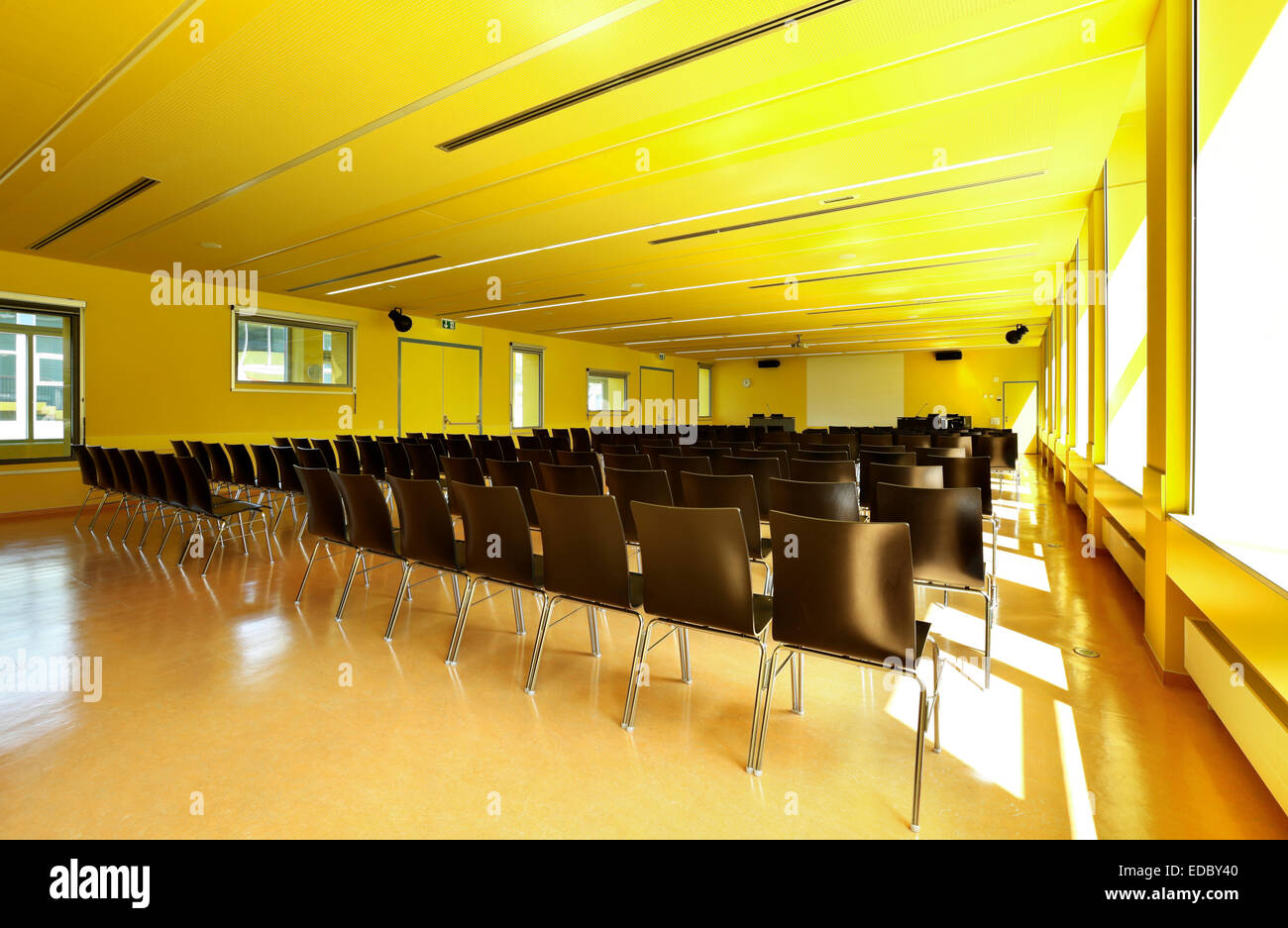 L'école publique, de la construction de piscine Banque D'Images