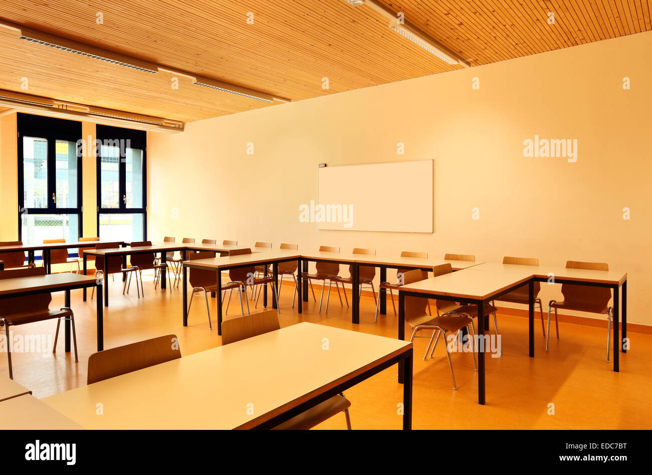 L'école publique, de la construction de piscine Banque D'Images