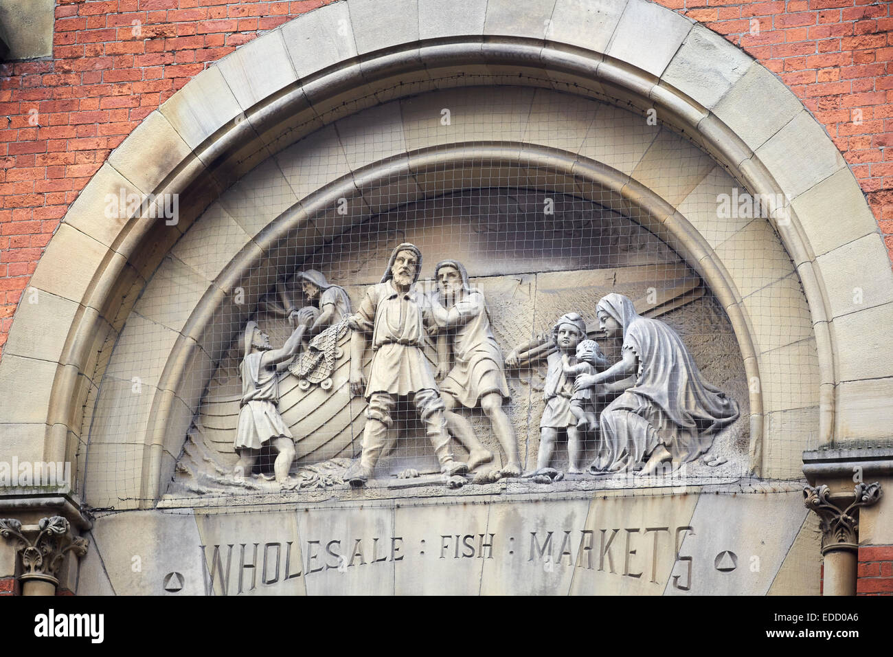Les marchés de poisson vieux Manchester Northern Quarter Banque D'Images