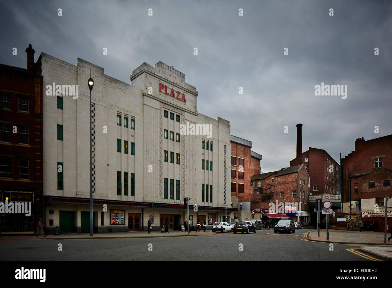 Le centre-ville de Stockport's Plaza Super Cinéma et théâtre 1932 conçu par et pour le Drury Gomersall Rogue de cinéma. Banque D'Images