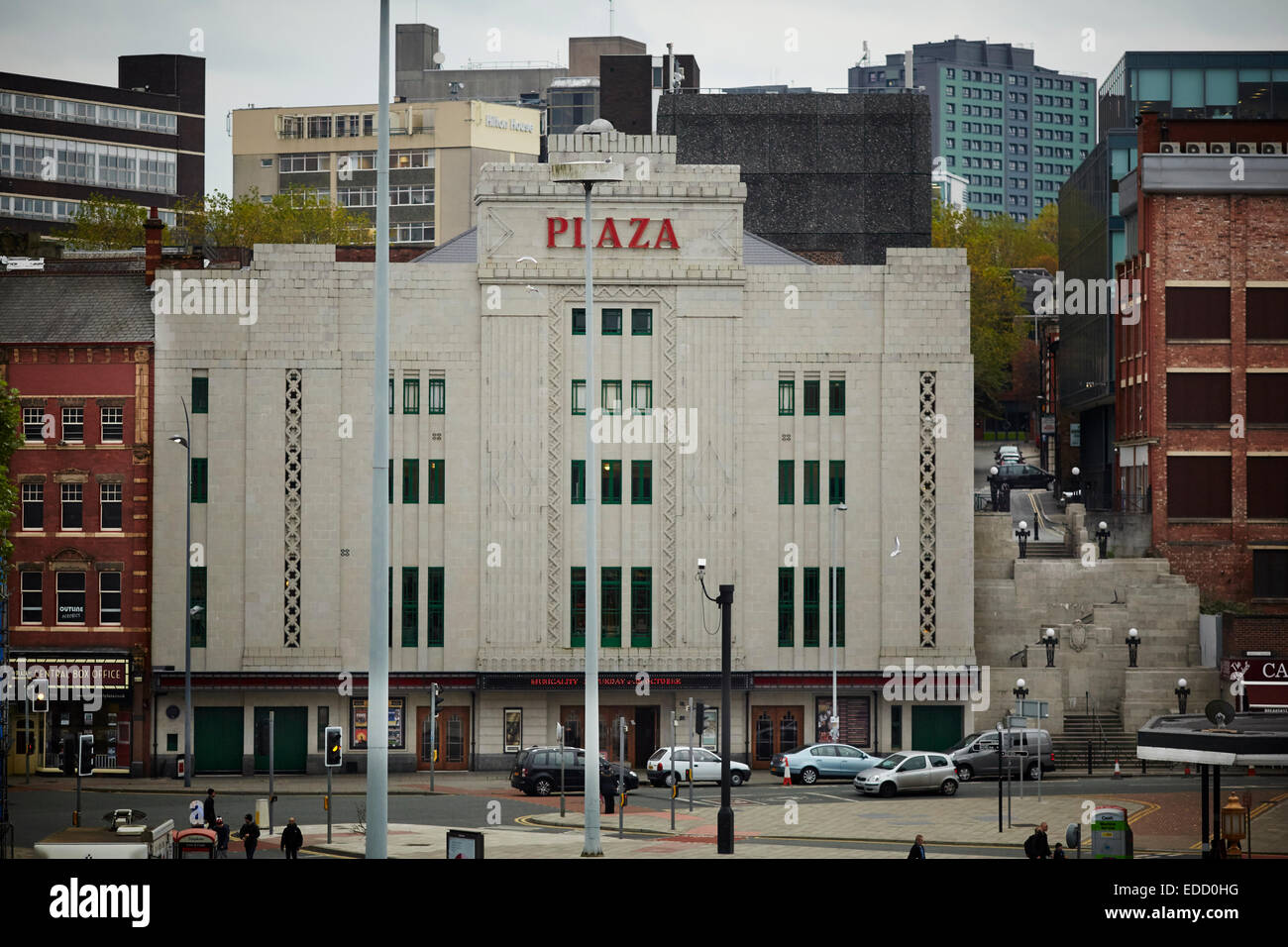 Le centre-ville de Stockport Plaza Super Cinéma et théâtre 1932 conçu par et pour le Drury Gomersall Rogue de cinéma. Banque D'Images