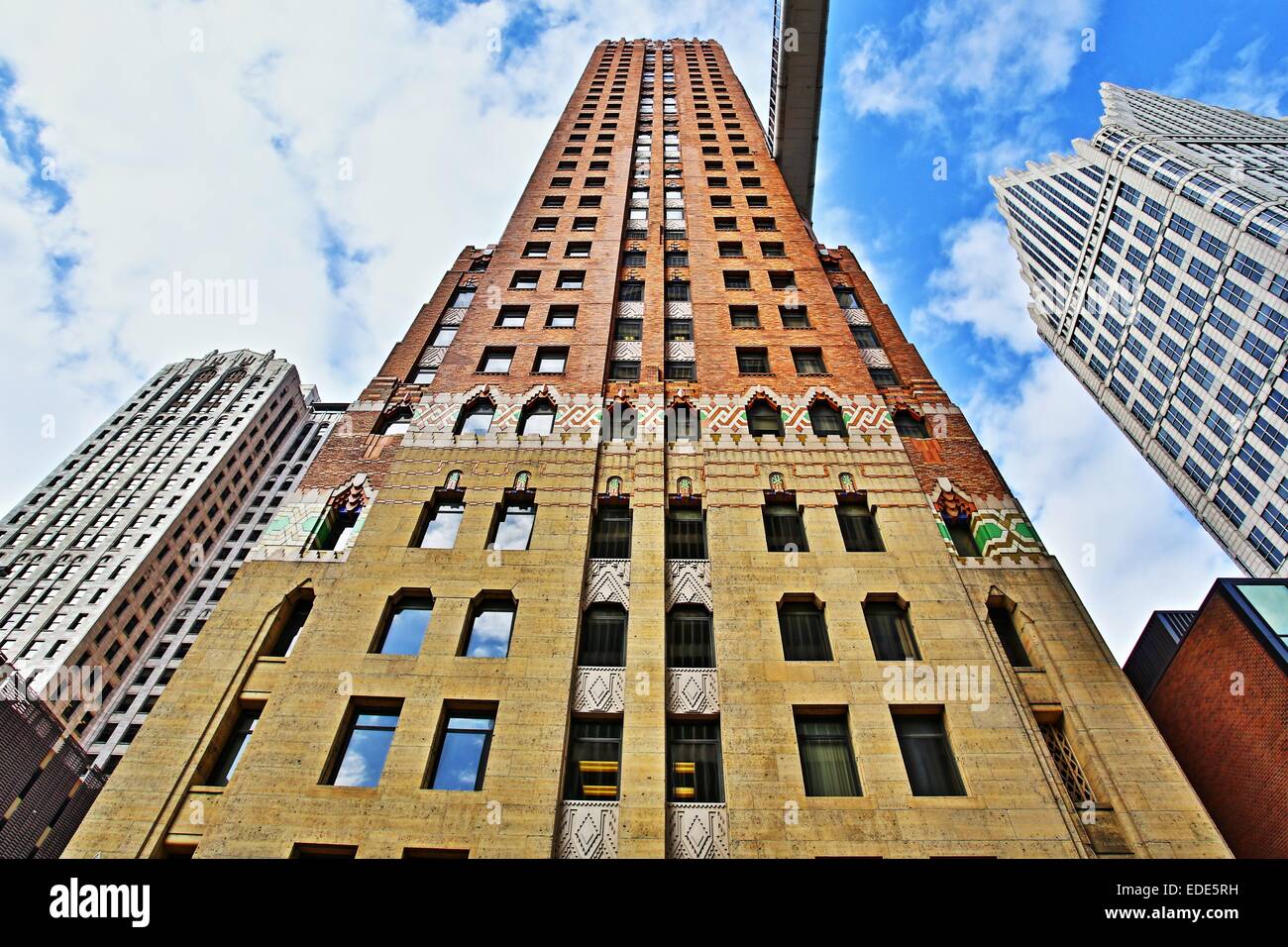 Guardian Building Detroit, Michigan, USA. Le 24 octobre 2014. Banque D'Images