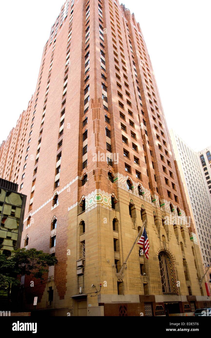 Guardian Building Detroit, Michigan, USA. Le 24 octobre 2014. Banque D'Images